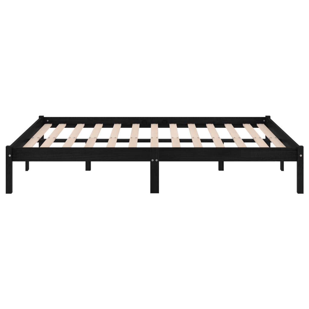 8720286762226_g_en_hd_3 vidaXL Bed Frame without Mattress Black Solid Wood 135x190 cm - Image 5