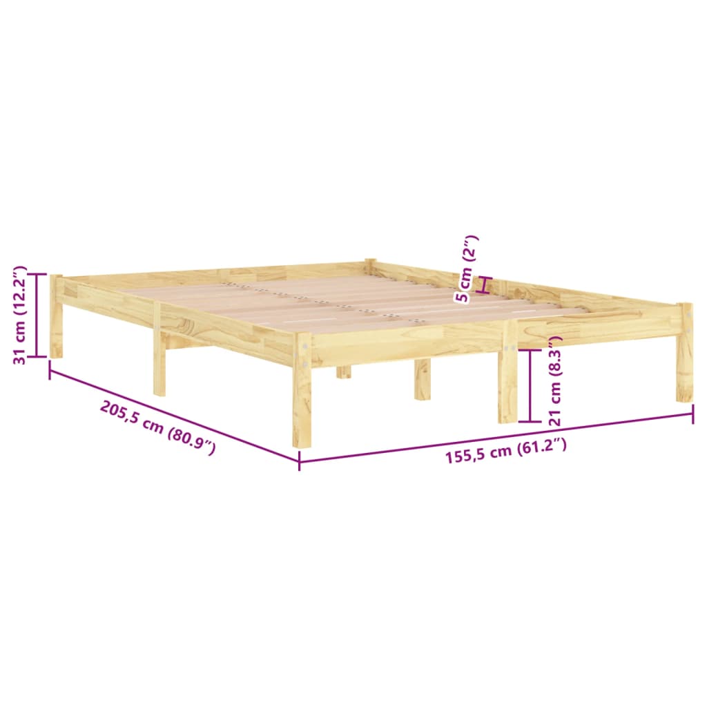 8720286762486_g_en_hd_6 vidaXL Bed Frame without Mattress Solid Wood 150x200 cm - Image 8