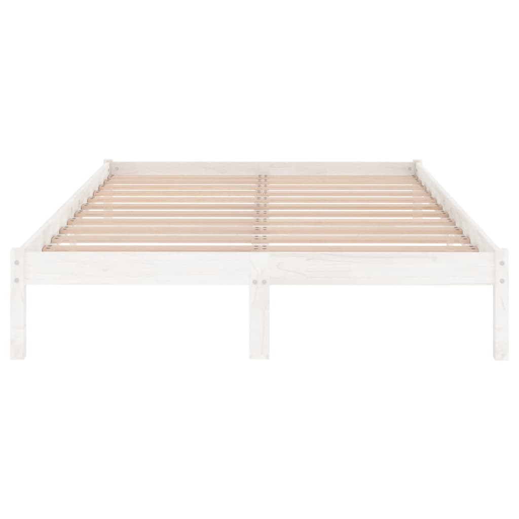 8720286762493_g_en_hd_2 vidaXL Bed Frame without Mattress White Solid Wood 150x200 cm - Image 4
