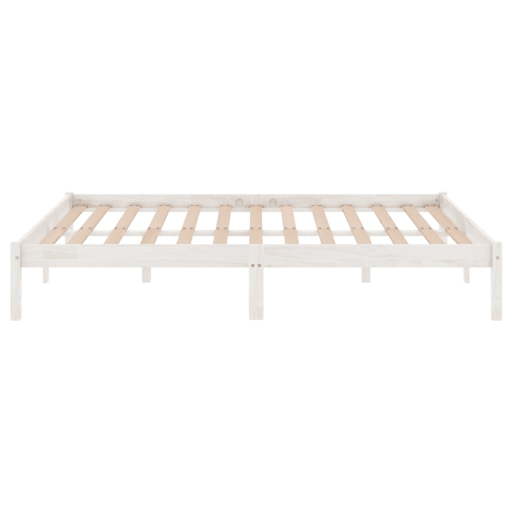 8720286762493_g_en_hd_3 vidaXL Bed Frame without Mattress White Solid Wood 150x200 cm - Image 5