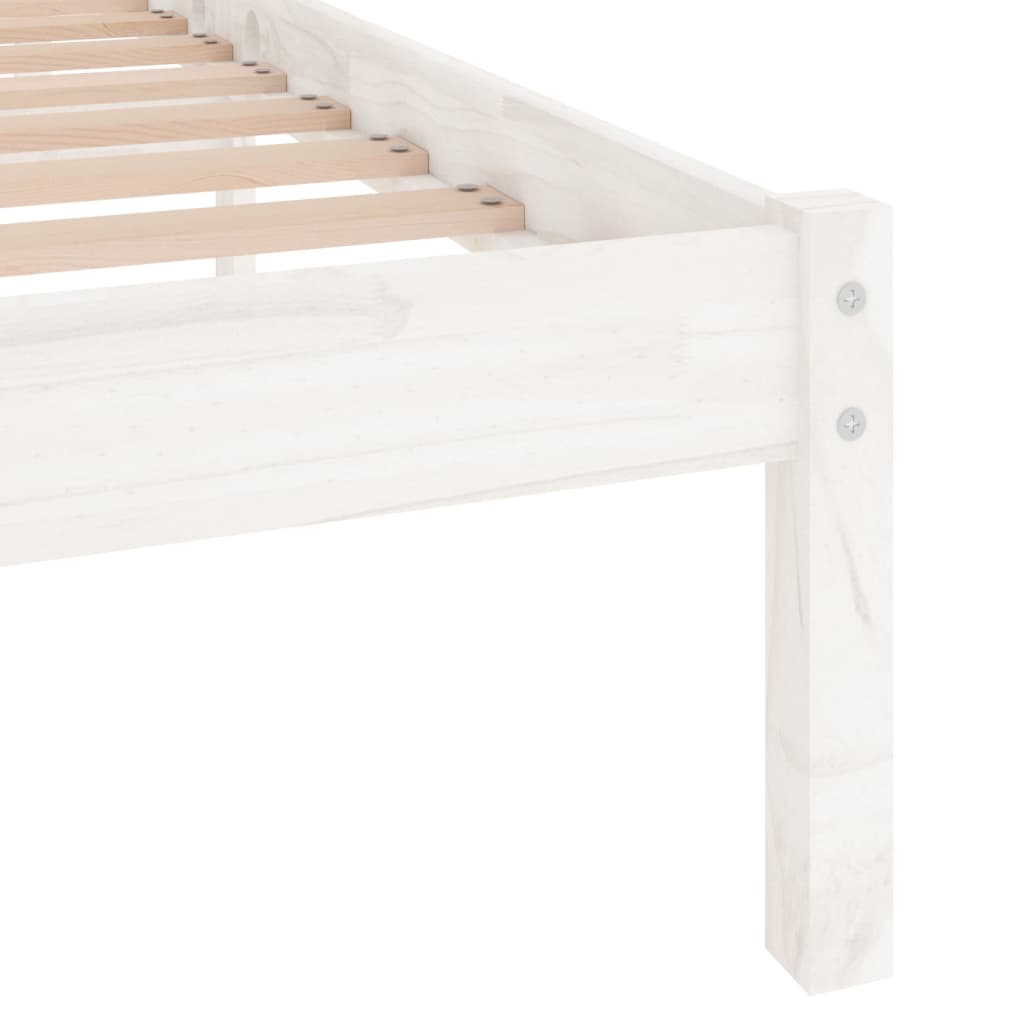 8720286762493_g_en_hd_4 vidaXL Bed Frame without Mattress White Solid Wood 150x200 cm - Image 6