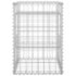 vidaXL Gabion Basket Posts 2 pcs 40x40x60 cm Iron - Image 5