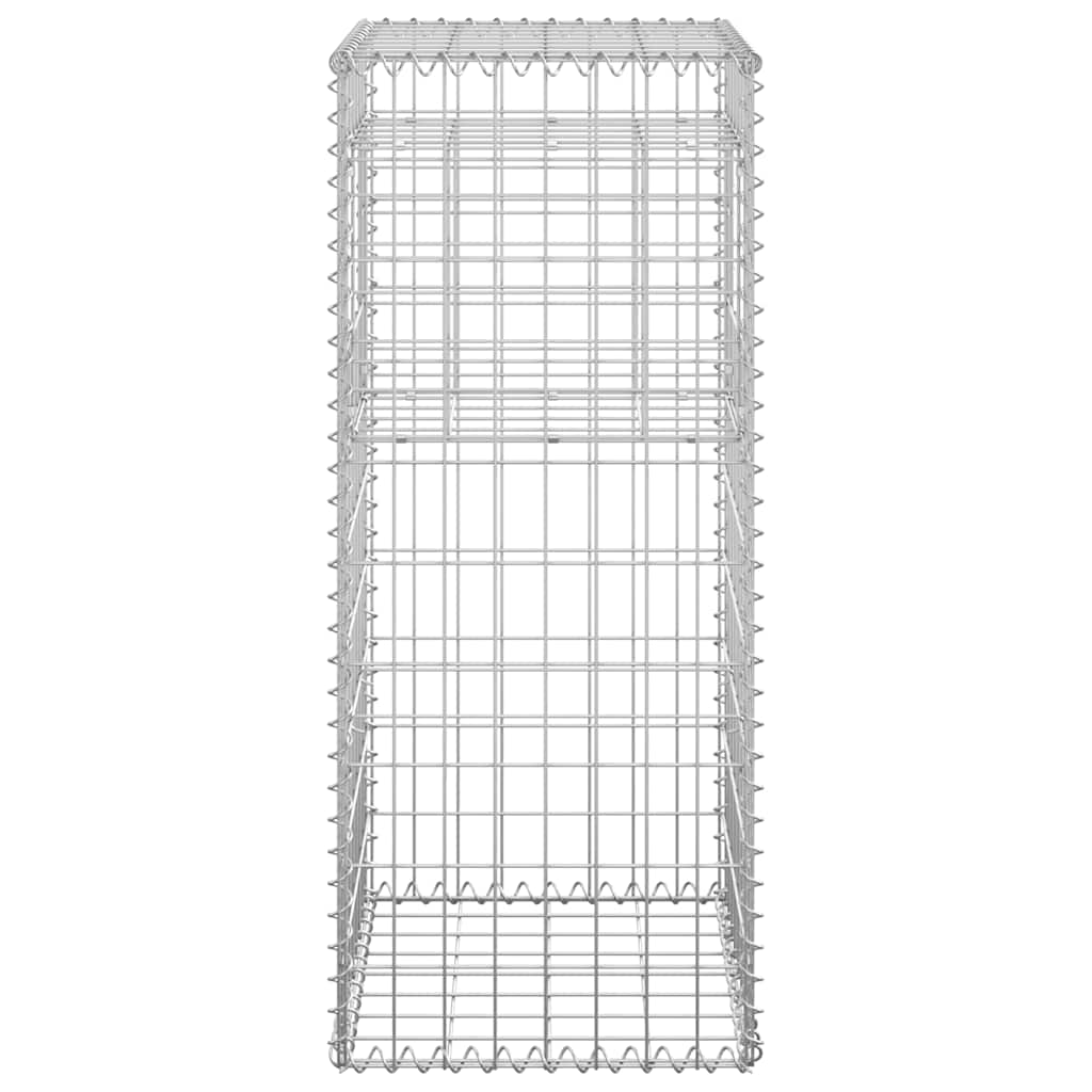 8720286763841_g_en_hd_3 vidaXL Gabion Basket Posts 2 pcs 40x40x100 cm Iron - Image 5