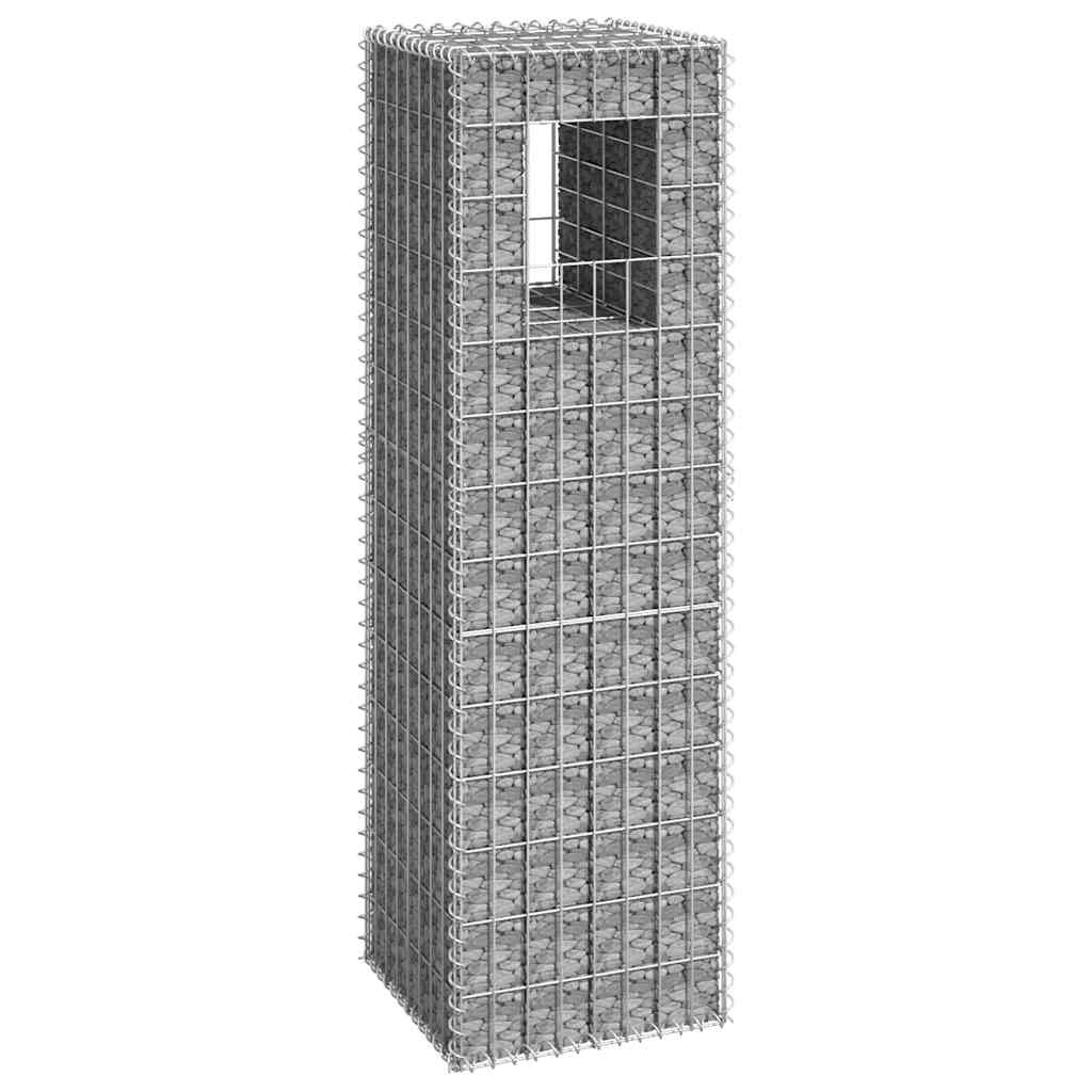 8720286763858_m_en_hd_1 vidaXL Gabion Basket Post 40x40x140 cm Iron - Image 1