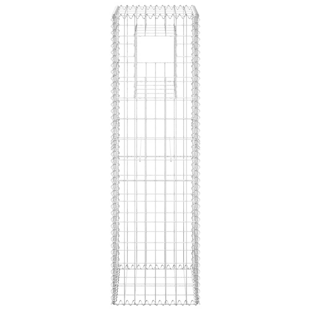 8720286763865_g_en_hd_2 vidaXL Gabion Basket Posts 2 pcs 40x40x140 cm Iron - Image 4