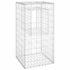 vidaXL Gabion Basket Posts 2 pcs 50x50x100 cm Iron - Image 3