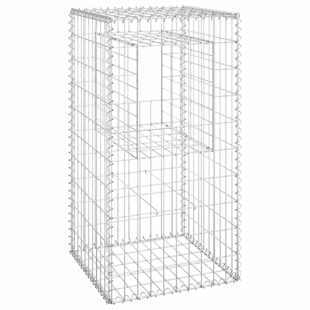 8720286763926_g_en_hd_1 vidaXL Gabion Basket Posts 2 pcs 50x50x100 cm Iron - Image 3