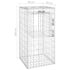 vidaXL Gabion Basket Posts 2 pcs 50x50x100 cm Iron - Image 7