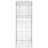vidaXL Gabion Basket Post 50x50x140 cm Iron - Image 4
