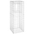 vidaXL Gabion Basket Posts 2 pcs 50x50x140 cm Iron - Image 3