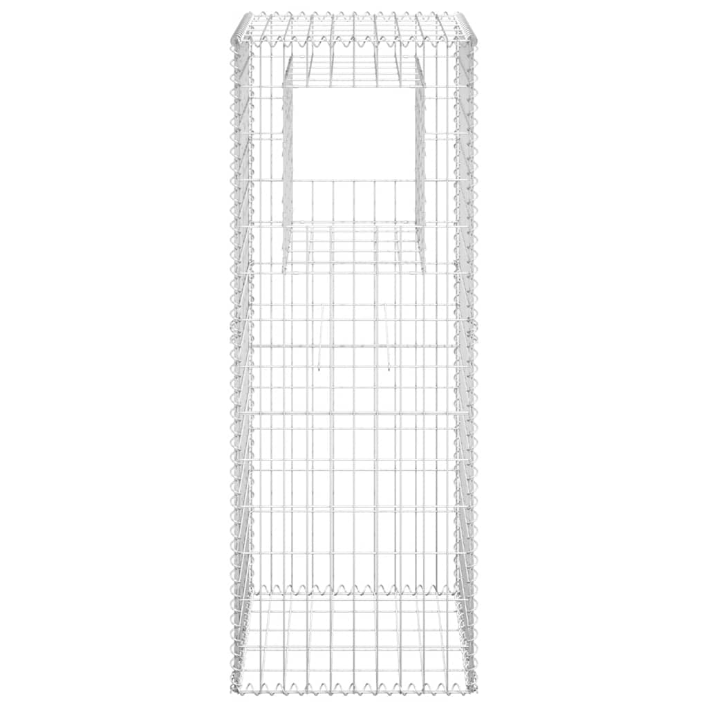 8720286763940_g_en_hd_2 vidaXL Gabion Basket Posts 2 pcs 50x50x140 cm Iron - Image 4
