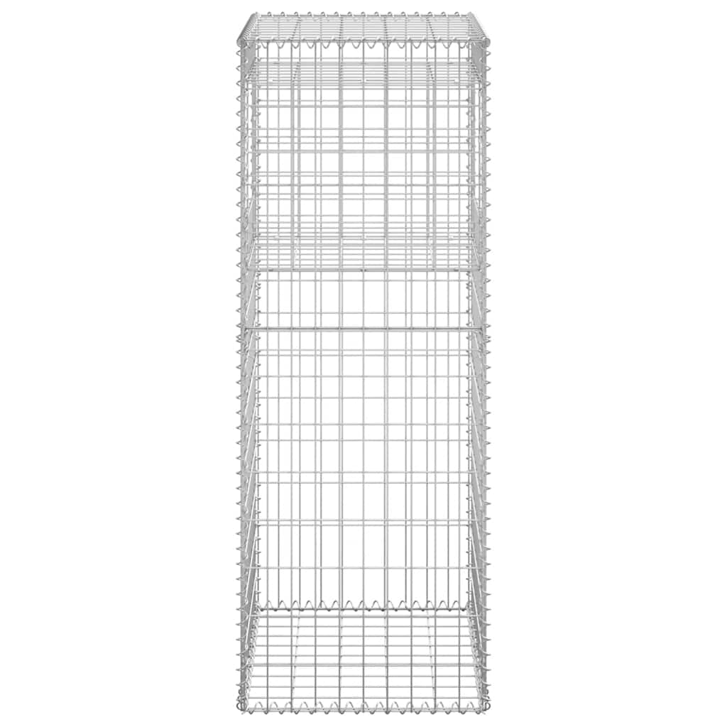 8720286763940_g_en_hd_3 vidaXL Gabion Basket Posts 2 pcs 50x50x140 cm Iron - Image 5