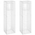 vidaXL Gabion Basket Posts 2 pcs 50x50x180 cm Iron - Image 2