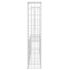 vidaXL U-shape Gabion Basket with 2 Posts Iron 140x20x100 cm - Image 4