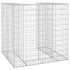 vidaXL Gabion Wall for Garbage Bin Galvanised Steel 110x100x110 cm - Image 5