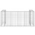 vidaXL Gabion Wall for Garbage Bins Galvanised Steel 254x100x110 cm - Image 6