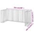 vidaXL Gabion Wall for Garbage Bins Galvanised Steel 254x100x110 cm - Image 8
