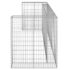 vidaXL Gabion Wall for Garbage Bins Galvanised Steel 325x100x110 cm - Image 4