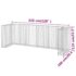 vidaXL Gabion Wall for Garbage Bins Galvanised Steel 325x100x110 cm - Image 8