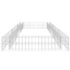 vidaXL Gabion Raised Bed Galvanised Steel 300x100x20 cm - Image 4