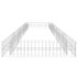 vidaXL Gabion Raised Bed Galvanised Steel 400x100x20 cm - Image 4