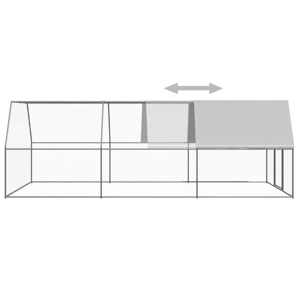 8720286764732_g_en_hd_3 vidaXL Outdoor Chicken Cage 3x6x2 m Galvanised Steel - Image 4
