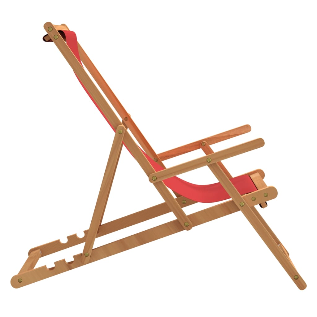 8720286766736_g_en_hd_2 vidaXL Folding Beach Chair Solid Wood Teak Red - Image 4