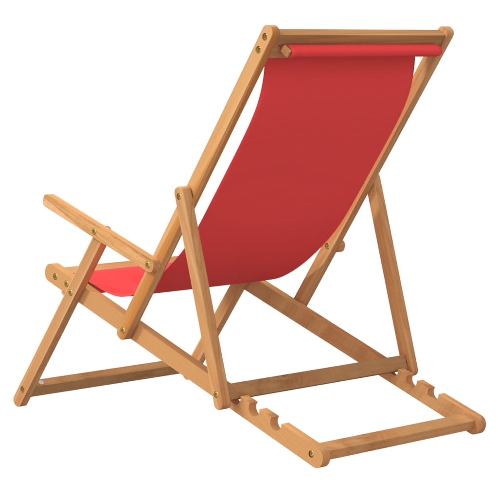 8720286766736_g_en_hd_3 vidaXL Folding Beach Chair Solid Wood Teak Red - Image 5