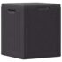 vidaXL Garden Storage Box 90L Black PP Rattan - Image 2