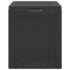 vidaXL Garden Storage Box 90L Black PP Rattan - Image 3