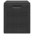 vidaXL Garden Storage Box 90L Black PP Rattan - Image 5