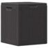 vidaXL Garden Storage Box 90L Black PP Rattan - Image 6