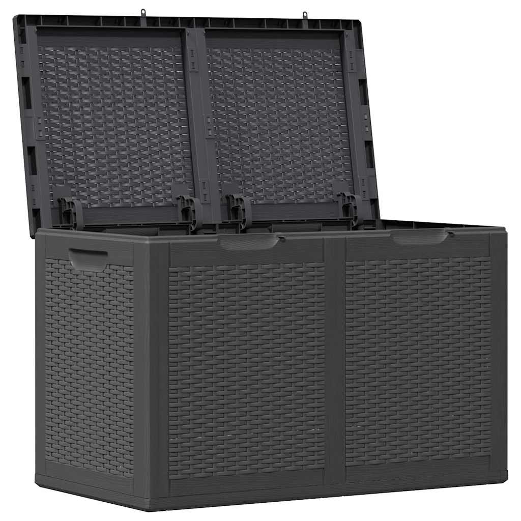 8720286767979_g_en_hd_1 vidaXL Garden Storage Box 180L Black PP Rattan - Image 3