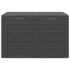 vidaXL Garden Storage Box 180L Black PP Rattan - Image 4