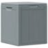 vidaXL Garden Storage Box 90L Grey PP Wood Look - Image 2