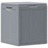 vidaXL Garden Storage Box 90L Grey PP Wood Look - Image 6