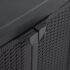 vidaXL Garden Storage Cabinet Black 65x45x88 cm PP Rattan - Image 8