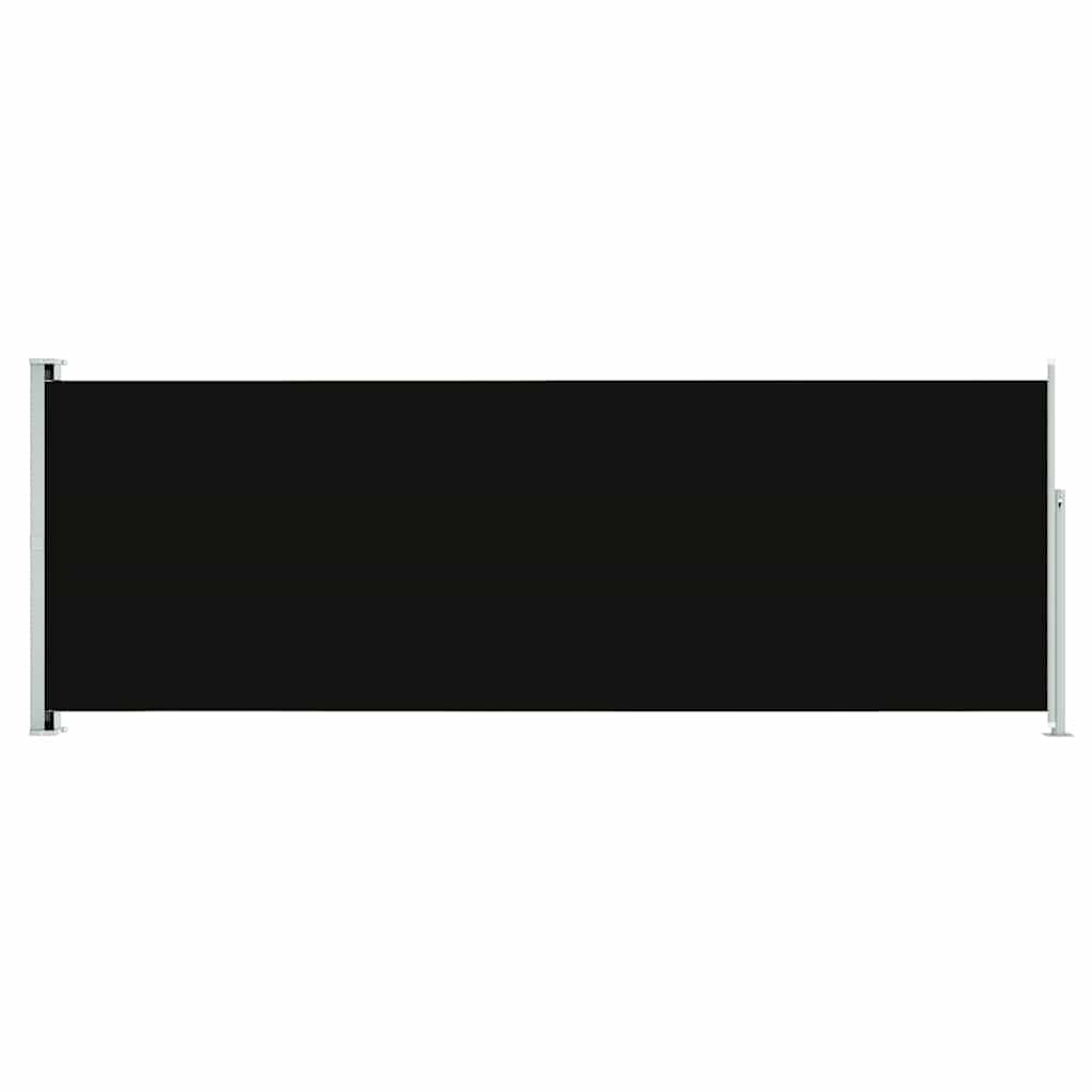 8720286770399_a_en_hd_1 vidaXL Patio Retractable Side Awning 220x600 cm Black - Image 2