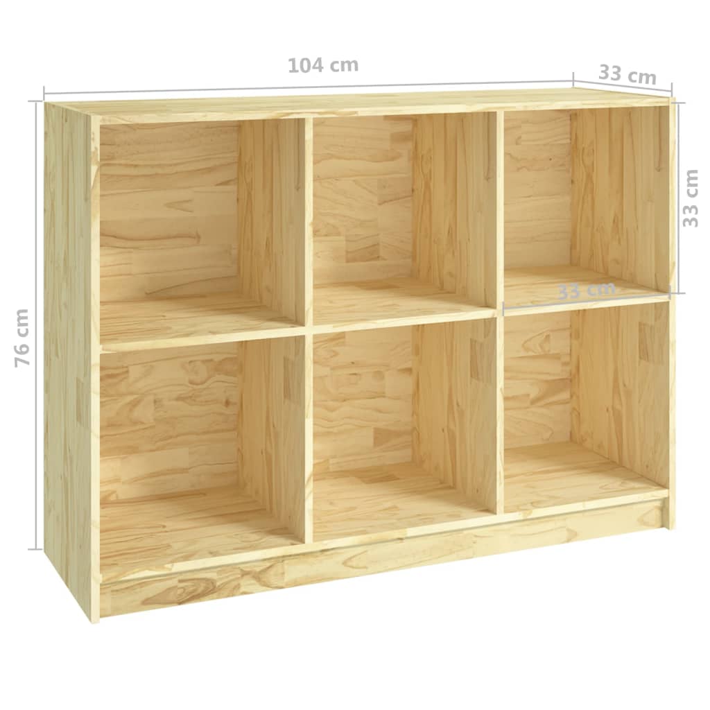 8720286772959_g_en_hd_6 vidaXL Book Cabinet 104x33x76 cm Solid Pinewood - Image 9
