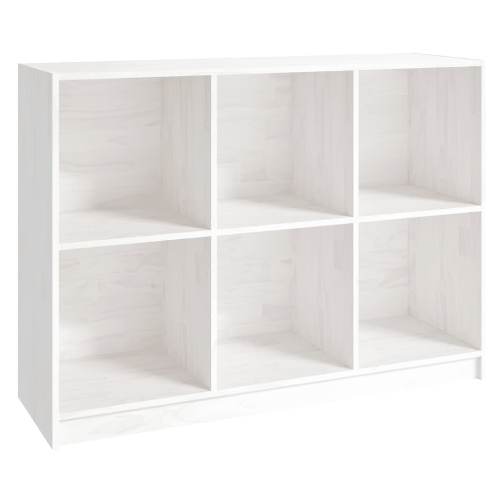 8720286772966_a_en_hd_1 vidaXL Book Cabinet White 104x33x76 cm Solid Pinewood - Image 2