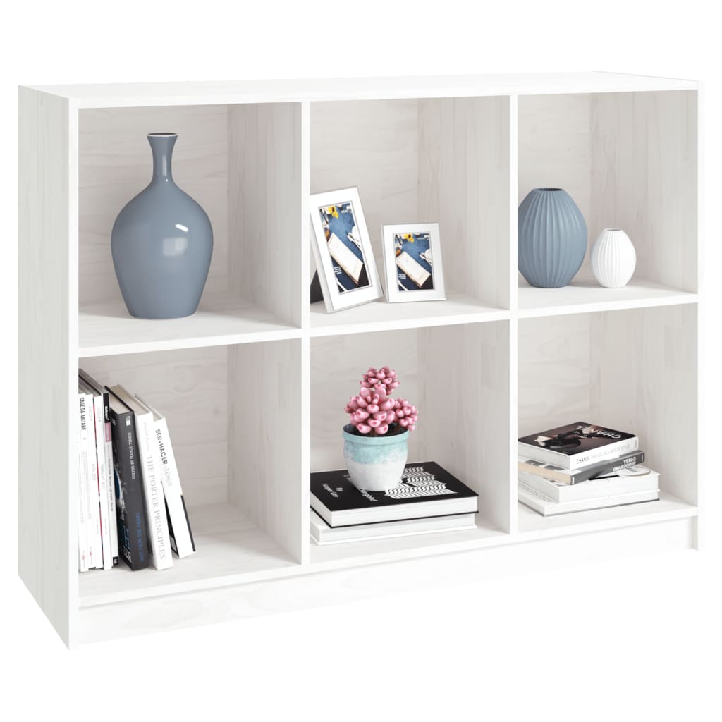 8720286772966_g_en_hd_2 vidaXL Book Cabinet White 104x33x76 cm Solid Pinewood - Image 5