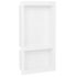 vidaXL Shower Niche with 2 Compartments High Gloss White 41x69x9 cm