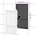 vidaXL Shower Niche with 2 Compartments High Gloss White 41x69x9 cm - Image 6