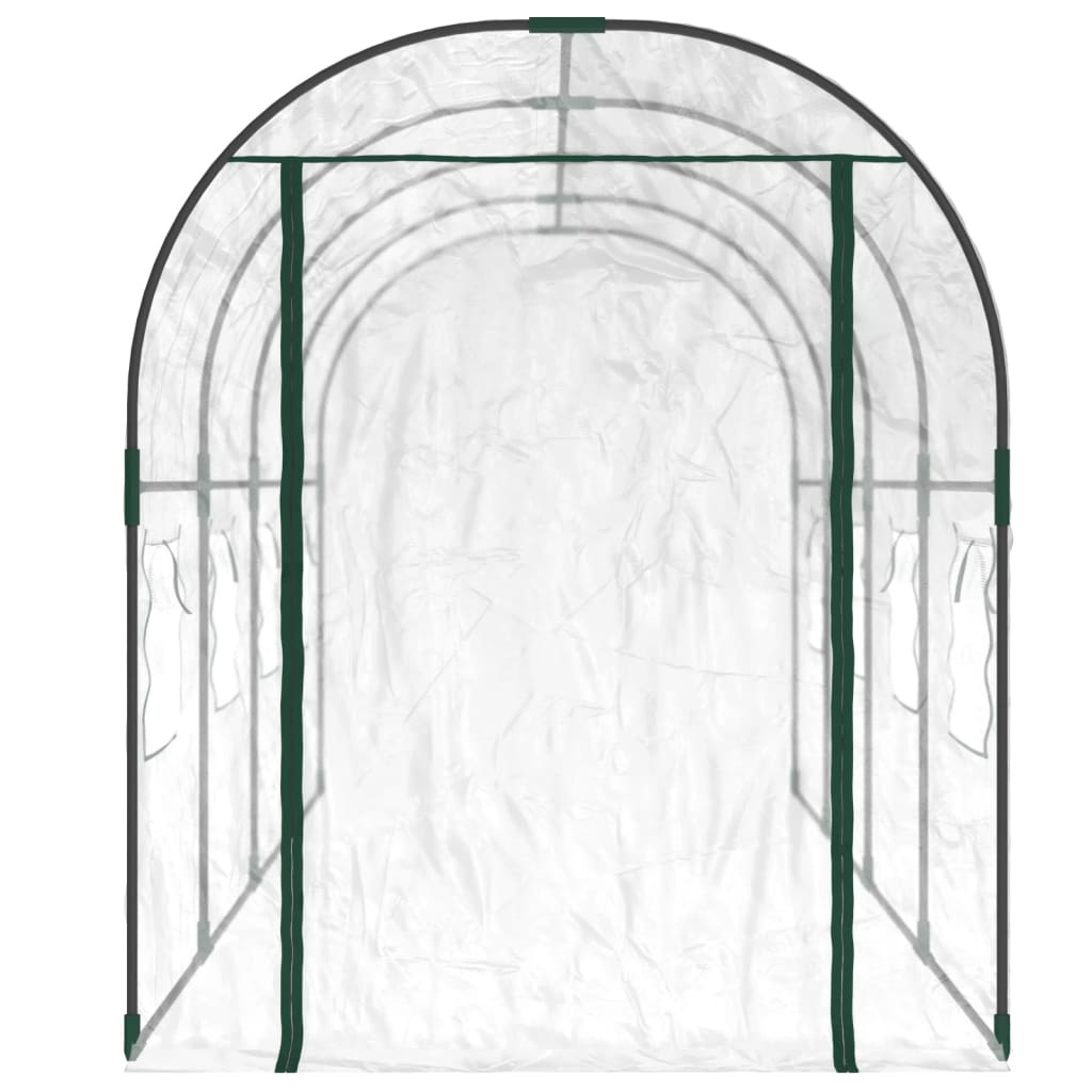 8720286808856_g_en_hd_1 vidaXL Greenhouse Transparent 160x400x190 cm PVC&Powder-coated Steel - Image 3