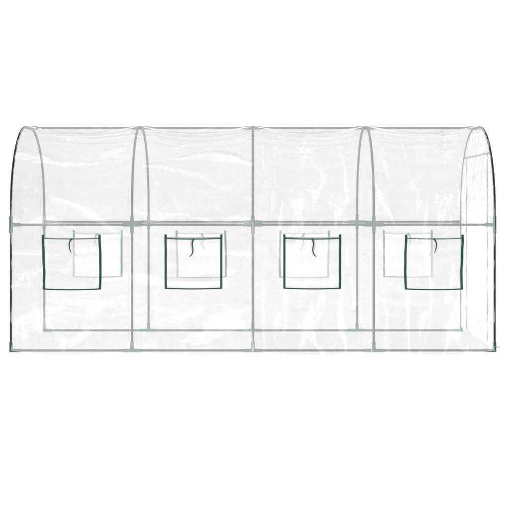 8720286808856_g_en_hd_2 vidaXL Greenhouse Transparent 160x400x190 cm PVC&Powder-coated Steel - Image 4