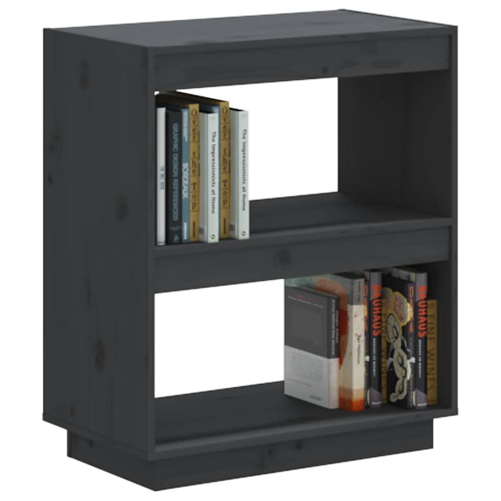 8720286815922_g_en_hd_2 vidaXL Book Cabinet Grey 60x35x71 cm Solid Wood Pine - Image 5