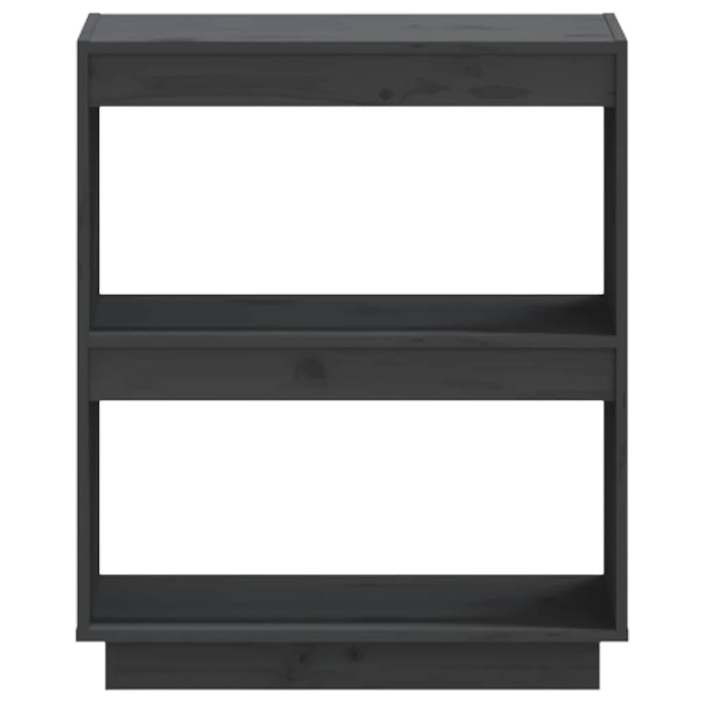 8720286815922_g_en_hd_3 vidaXL Book Cabinet Grey 60x35x71 cm Solid Wood Pine - Image 6