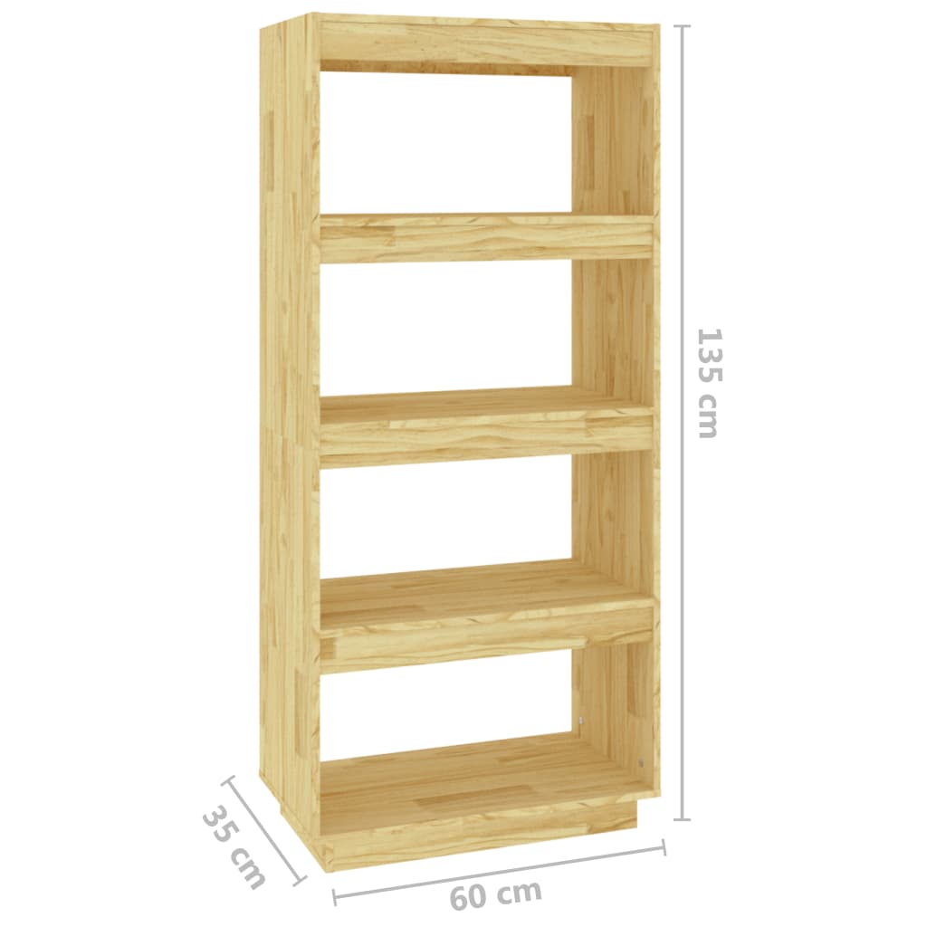 8720286816004_g_en_hd_6 vidaXL Book Cabinet/Room Divider 60x35x135 cm Solid Pinewood - Image 9