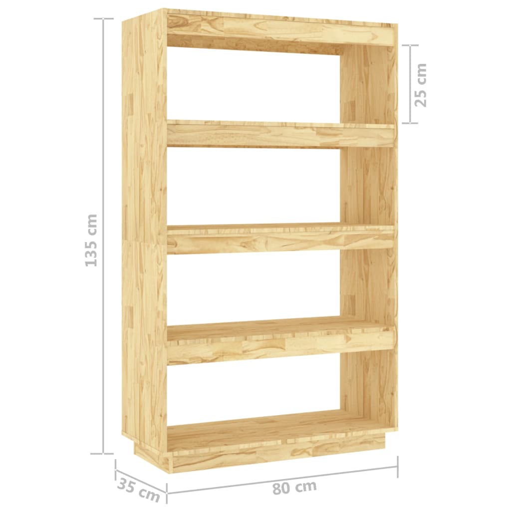 8720286816202_g_en_hd_6 vidaXL Book Cabinet/Room Divider 80x35x135 cm Solid Pinewood - Image 9