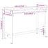 vidaXL Work Bench Frame Matte Black and Matte Red 110x50x79 cm Metal - Image 8